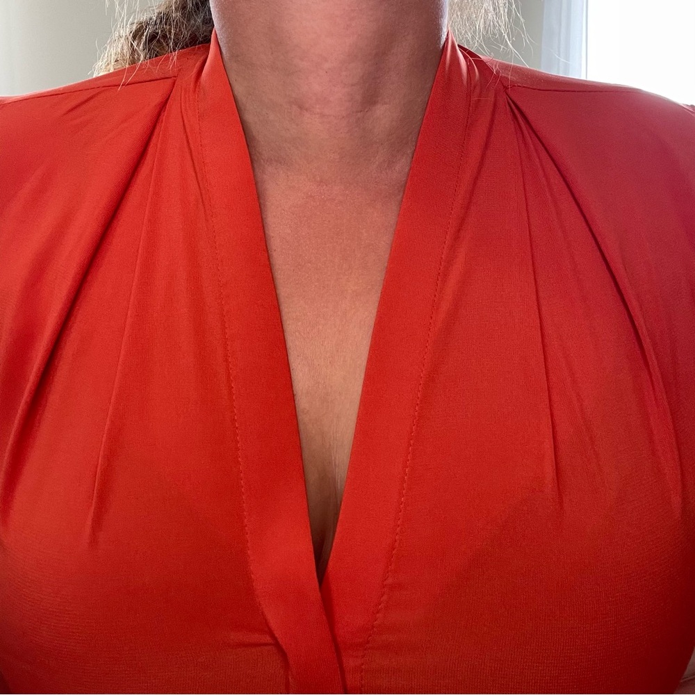 Calvin Klein Bold Orange Dress - Picture 5 of 5